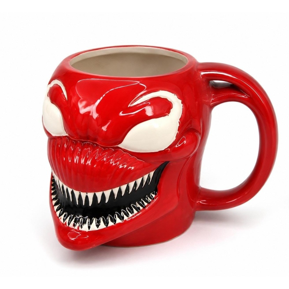 Marvel Carnage 3D Sculpted Ceramic Coffee Mug 2014 Backstage Pass Red Spider-Man
